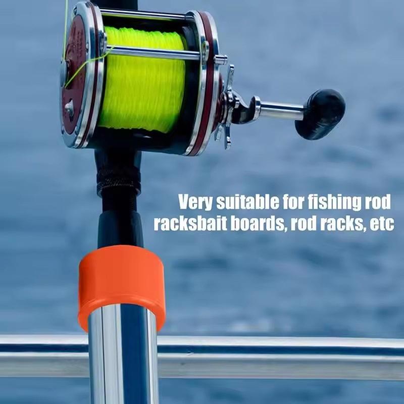 Boat Fishing Rod Butt Protector 50Mm Rubber Fishing Rod Butt Caps End Fishing Rod Butt Protector Rod Butt Caps End