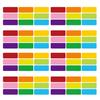 54Pcs Magnetic Dry Erase Reusable Name Tag Label Plate Easy Wipe-off Multiple Usage Colorful Fridge Name Tag Office Supplies
