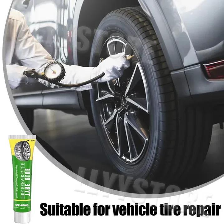 Tire Repair Glue Instant Adhesive Waterproof Multi-Purpose Adhesive Special Rubber for Car Tyres Quickly Repair Crack Holes Peel Valve Stems 1