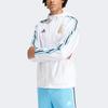 Adidas Sport Performance Argentina Team Three-Stripe Colorblock Long Sleeve Hooded Jacket Men Outerwear White IU2138