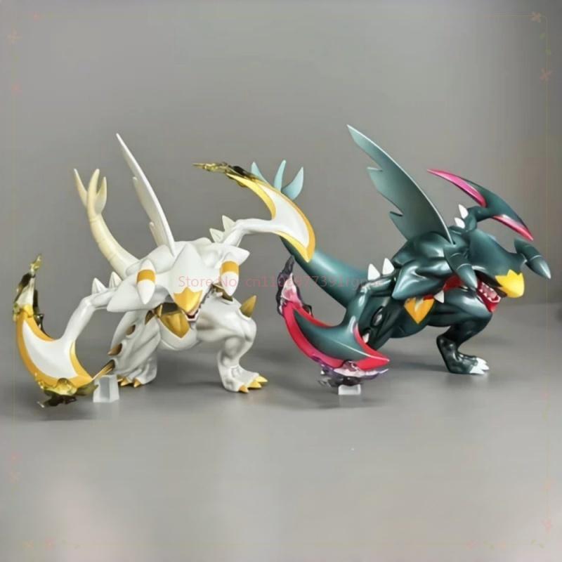 New Hot Shiny Mega Garchomp 1/20 Pet Fairy Anime Game Bite Land Shark Gk Peripherals Shiny Figure Desktop Ornaments Model Toys