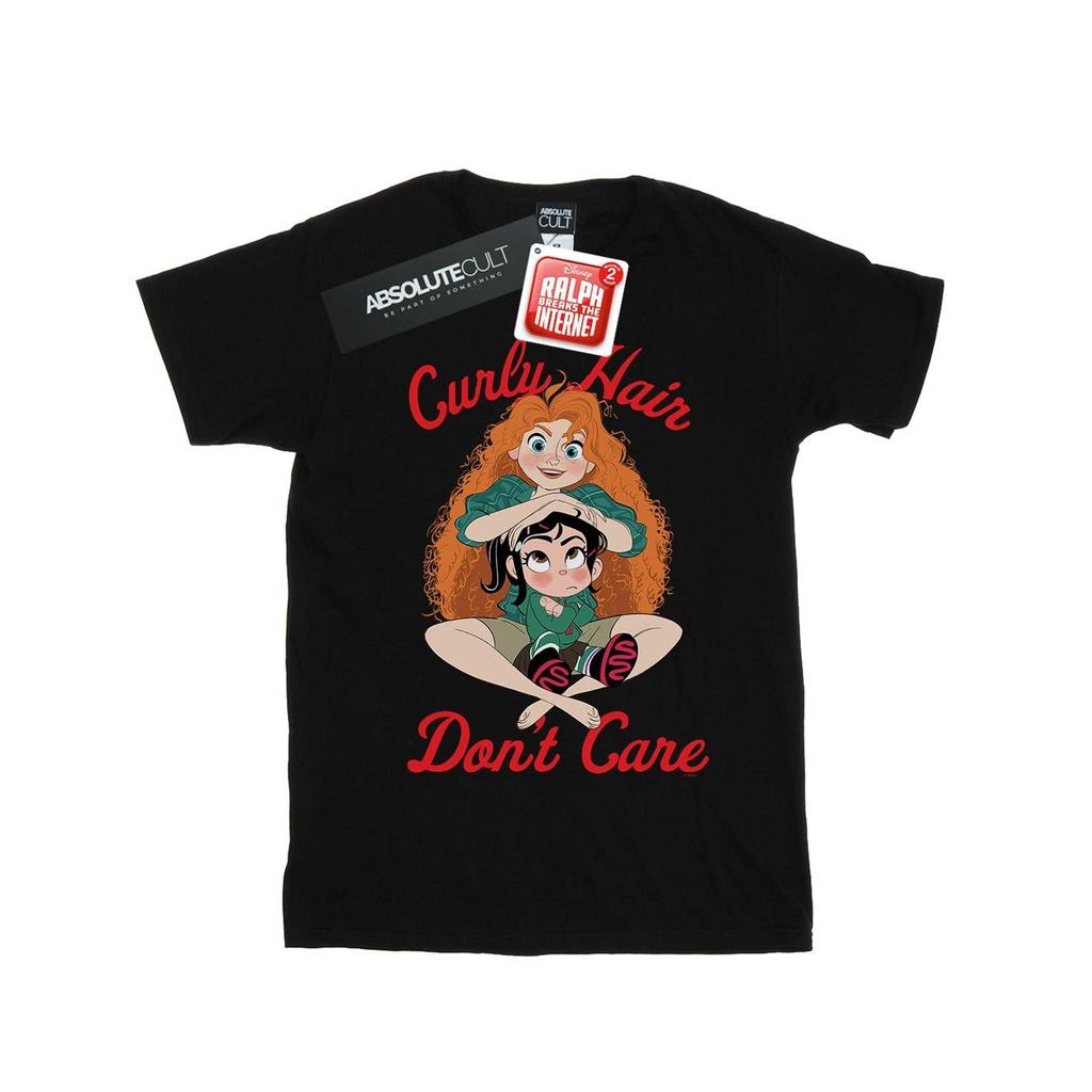 Disney Womens/Ladies Wreck It Ralph Merida And Vanellope Cotton Boyfriend T-Shirt