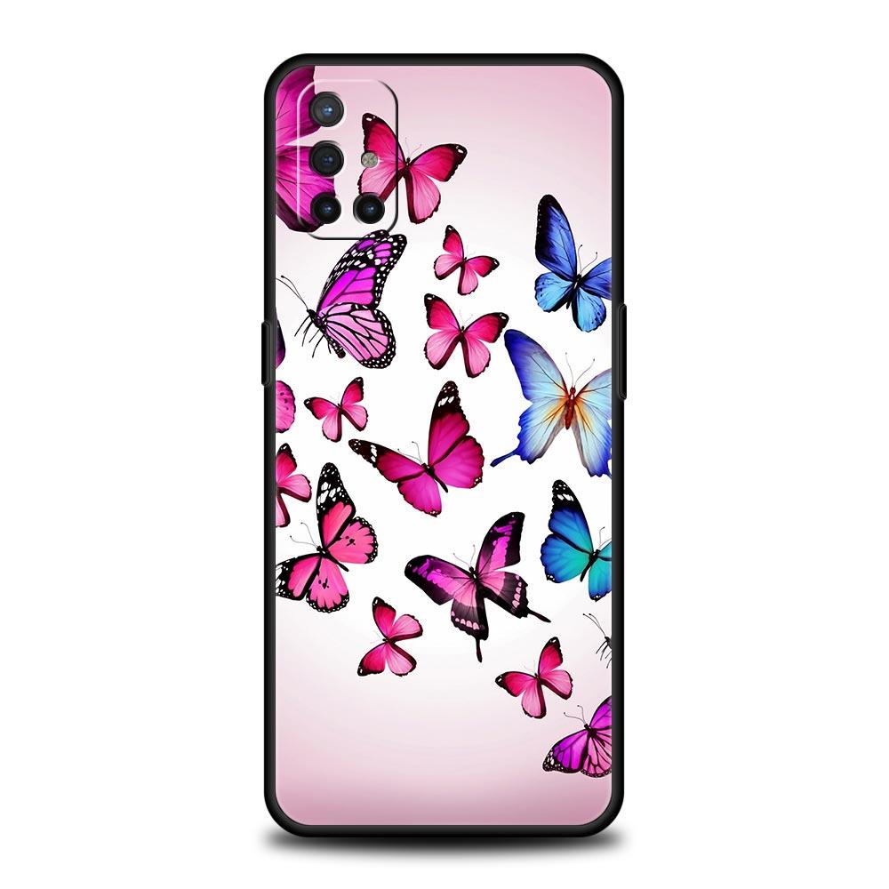 Cute Butterfly Fashion Phone Case For OnePlus 12 11 10 9 8 7 7T Pro 12R 10R 9RT 9R 8T Nord N100 N200 N10 2T CE 2 5G Soft Cover