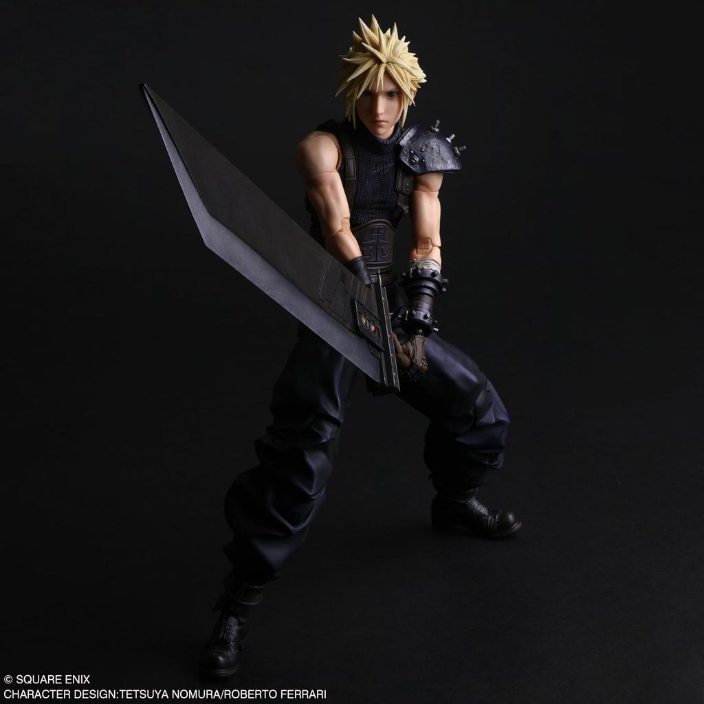 Square Enix Final Fantasy VII Rebirth PLAY ARTS Kai Cloud Strife Action Figure