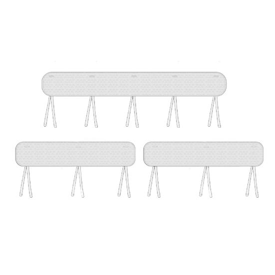 3 шт. перекладина для детской кроватки, простая установка, защитная крышка, мягкие края, бамперы для кроватки, накладки для младенцев, малышей