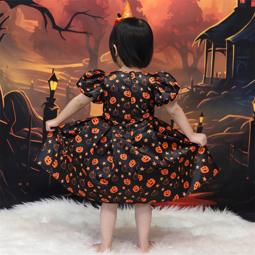 Платья на Хэллоуин, выпускной бал для девочек-цветочниц, платье на крещение малышей, платье на первый день рождения, одежда для маленьких девочек, костюм принцессы на свадьбу, детский костюм