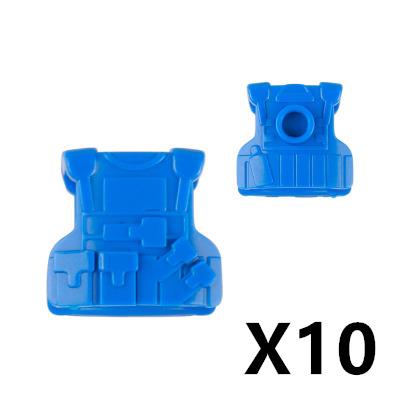 Military Soldiers Fighter Tactical Vest Accessories Building Block Rebound Clothes Armor Bricks Gift Toys For Children J083