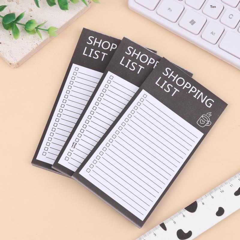 Магнитный блокнот для заметок Доска для сообщений на холодильник Портативный отрывной блокнот Планировщик заметок Список покупок Для дома офиса школы