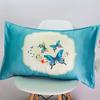 Couple Butterfly Satin Pillowcase Plain Creative Cartoon Pillowcase Chinese Style Retro Silky Pillowcase