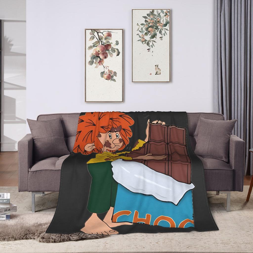 Фланелевое одеяло P-Pumuckl Зимнее Шоколадное Мягкое Прочное Постельное Белье Пледы для Детей Диван Кровать Пушистое Покрывало Чехол для Дивана-Кровати