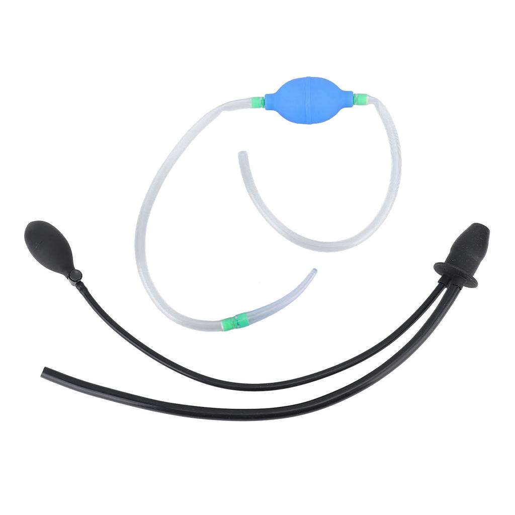 Silicone Enema Bulb Kit Inflatable Easy To Use Anal Douche Enema Kit for Relieve Constipation Fecal