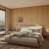 Обои Boobest с текстурой коричневого дерева 40 см x 3 м, отклеивающиеся, съемные, толстый винил, декор