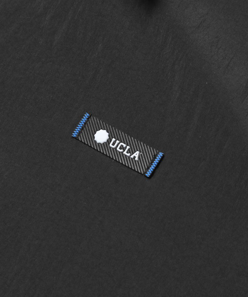 Унисекс повседневная куртка-рубашка UCLA с небольшим логотипом и утеплителем [Черный] (Ubauj23)