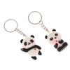 Милый мультяшный брелок для ключей в виде панды, подвеска для автомобиля, сумка, брелки для женщин, ювелирные изделия, подарок, милый брелок для ключей в виде панды, аксессуары