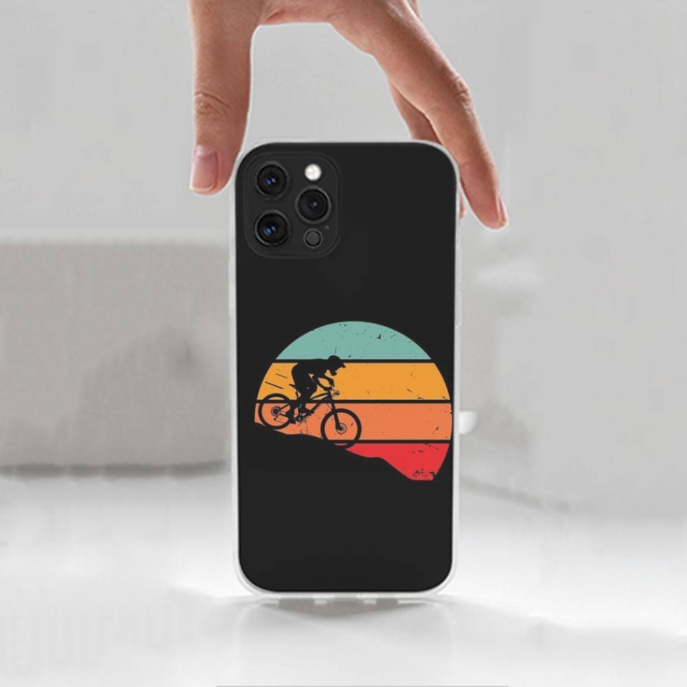 Чехол для триатлона Swim Bike Run для iPhone Max, 14, 16, X, 13, XR, SE, 12, 15, Pro, 17, Plus, 11, XS, Mini Прозрачный Мягкий Чехол
