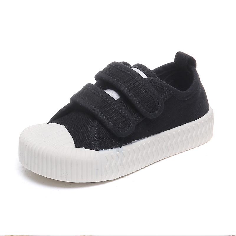 Children's Canvas Velcro Shoes - Soft Sole for Boys and Girls