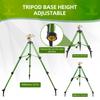 Impact Sprinkler on Tripod Base Heavy Duty Lawn Sprinkler 360 Degree Large Area Irrigation Brass Sprinkler Nozzle and