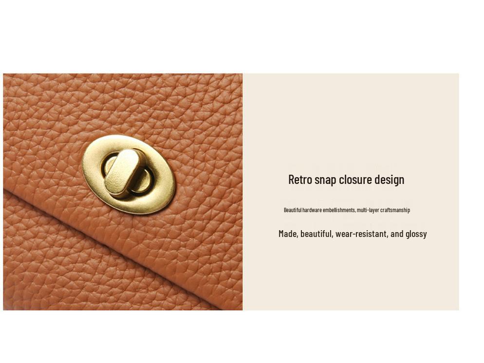 2024 Корейский стиль Настоящая кожа Многофункциональный кошелек: Компактный ретро картхолдер и монетница