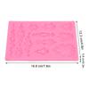 Relief 3D 3D Muffin Molds Pink Decorative Mold Reusable Ornament Mold  Cake Decoration