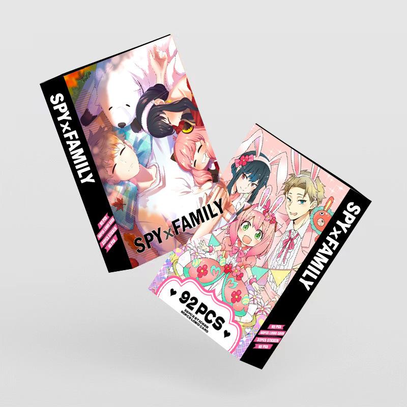 Anime Spy X Family Lomo Card Postcard Anya Forger Double-sided Printing Picture Collection Card