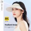Women's Summer Wide Brim Empty Top Sun Hat