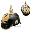 German Prussian Helmet German Leather Pickelhaube Helmet Imperial Officer Helmet