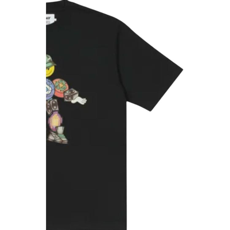 Palace X Pezlondon Collaboration Pez Pezman Футболка унисекс Футболки черные P21TS124