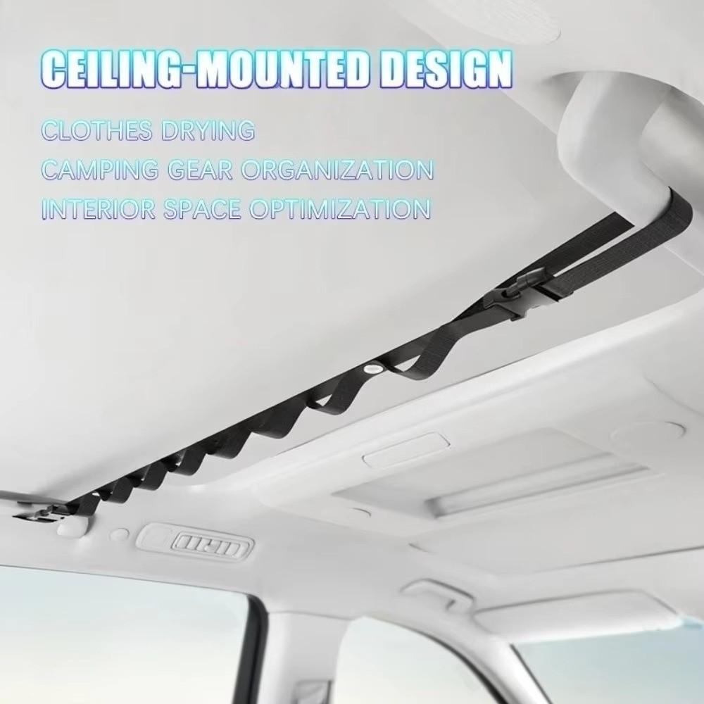 10KG Bearing Capacity Car Clothesline Rope Design Clothes Storage Hanger Car Interior Use