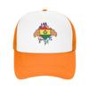 Pride of bolivia flag in my heart Custom Mesh Baseball Caps For Womens  High-end Male Beach Golf Hat Snapback Cap