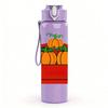 1PC Pumpkin Red Truck Fall Autumn Theme 750ml Color Plastic Sports Water Bottle Leakproof Flip Straw Lid Suitable for Sports Office Home Use
