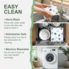 Swedish Dishcloths for Kitchen, 6 Pack, Reble Paper Towels Washable,Super Absorbent, Fast Dry Cleaning Cloths,Non-Scratch, No Odor, Biodegradable
