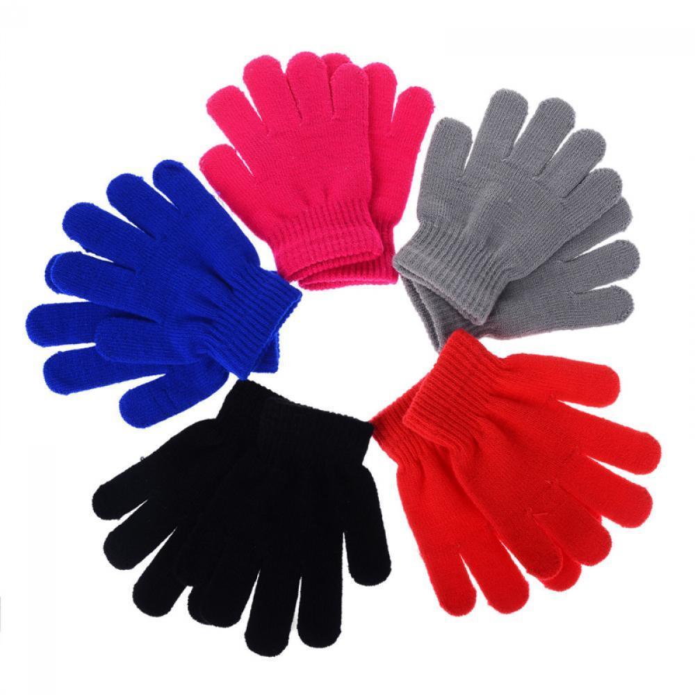 Magic Boy Girl Warm Children Stretch Knitted Glove