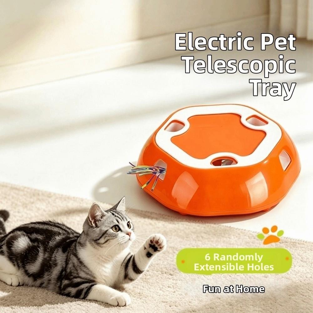 Smart Motion Activated Cat Toy Whack-A-Mole Interactive Cat Toy Indoor