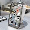 Прозрачный чехол для телефона с рисунком на Хэллоуин Для iPhone 16 15 14 Pro 17 Air 13 12 11 Max Mini 7 8 Plus XR X XS Ударопрочный Мягкий чехол