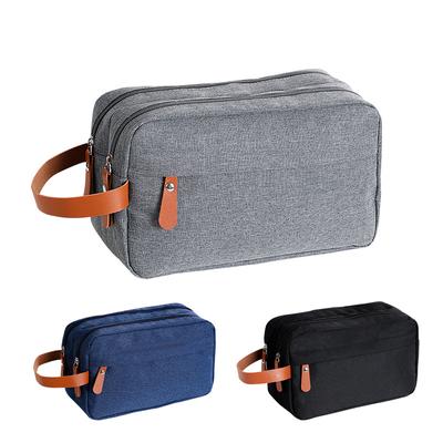 Дорожная косметичка большой емкости, портативная водонепроницаемая нейлоновая сумка для туалетных принадлежностей, косметичка для красоты, мужские органайзеры
