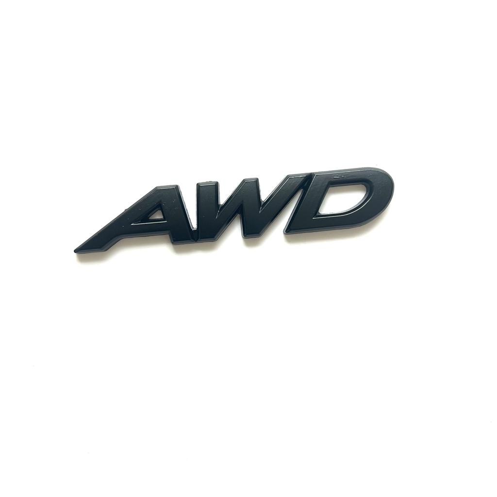 3D Металлические буквы AWD Логотип Багажника Автомобиля Значок на Крыло Наклейка Аксессуары