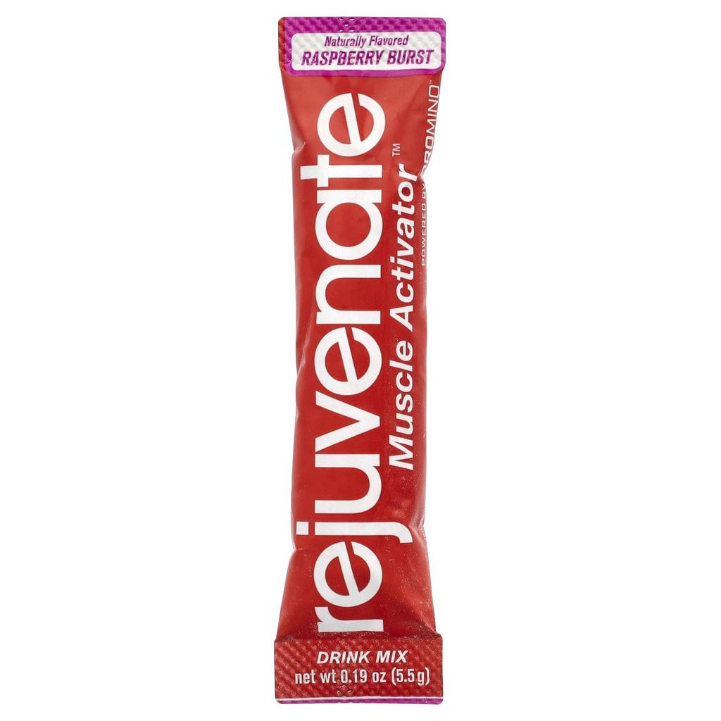 Rejuvenate Muscle Activator™, Drink Mix, Raspberry Burst, 14 Stick Packs, 5.5G (0.19Oz) Each