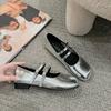 Mary Jane Shoes Women's 2024 New Hot Selling Solid Color Retro Low Heel Women's Shoes Soft and Comfortable Ballet Shoes