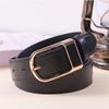 Универсальный ремень с пряжкой-пином, роскошный брендовый пояс, модный деловой ремень для отдыха