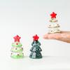 Мини Рождественская елка Миниатюрная статуэтка Кристаллы Украшения Домашний декор