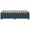 Bed Frame Blue 120 x 190 cm Velvet