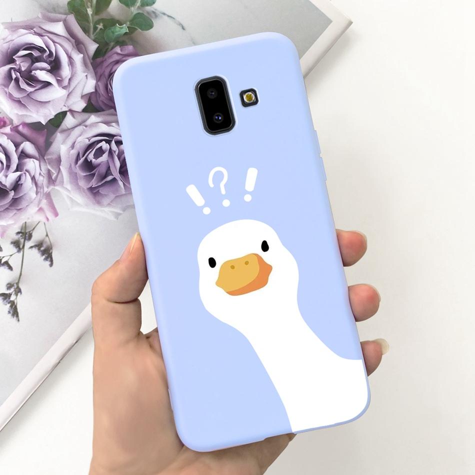 Чехол для Samsung Galaxy J6 Plus 2018 Samsung J6 (2018) J6+ J 6 J6Plus J610F J600G Милый Конфетный Цвет Мягкий Силиконовый Задний Чехол для Телефона