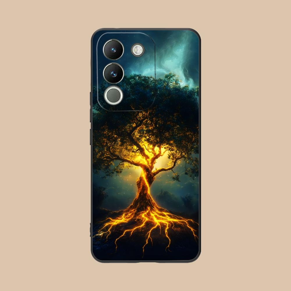 Чехол для мобильного телефона 'Древо Жизни Мира' для VIVO V60 V50 V40 V30 V29 V27 V25 V23 Pro Lite 5G Цветной Печатный Чехол для Смартфона Красивый