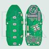 DR KR5TXN1/N3/N4 S180144502/503/801 4A Чип 433 МГц Бесключевой Доступ Автомобильный Дистанционный Ключ Для Nissan Altima Sylphy Versa Rogue Kicks S Sport