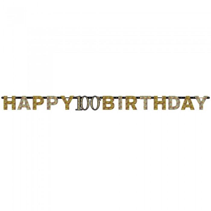 Amscan Баннер с письмом к 100-летию со дня рождения