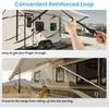 BougeRV RV Awning Pull Straps, 9.8FT (118 Inches) Upgraded RV Camper Awning Parts Pull Down Straps Fits For RV/Travel Trailer/Camper Awning RV