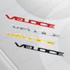Металлический сплав Логотип VELOCE Наклейка на багажник и крыло автомобиля Боковой значок-эмблема Для 147 156 Stelvio Giulietta Stradale Tonale Mito