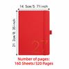 English A5 Agenda Planning Notebook Wear-resistant To-do List Notebook  Business