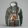 Смешные толстовки с животными 3D-печать Мужские толстовки с капюшоном