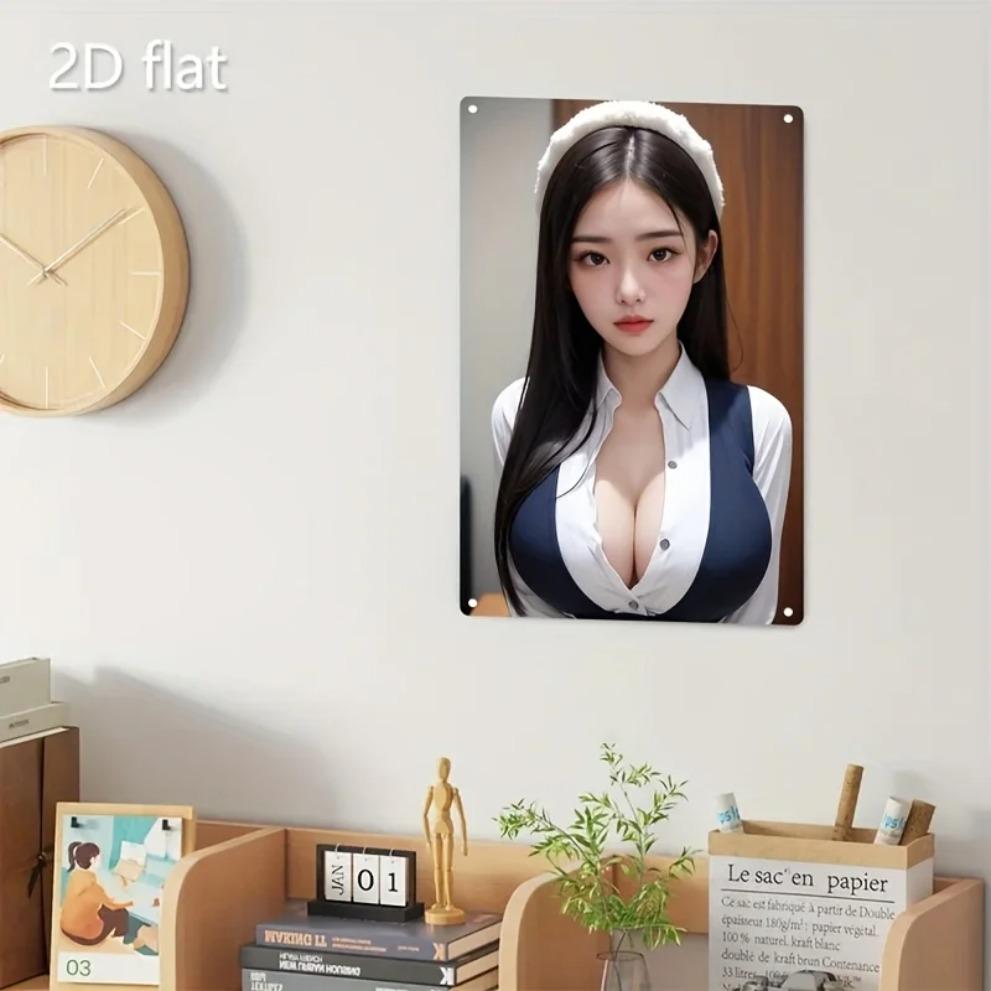 Винтажная плоская металлическая табличка 2D Рождественский домашний декор Водонепроницаемое забавное настенное искусство для бара кафе подарок